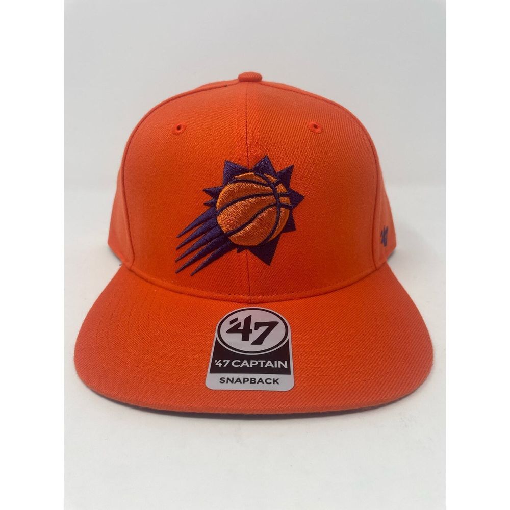 Phoenix Suns 47 Radiant Logo Captain Snapback NBA Orange Purple Hat Cap NEW‎